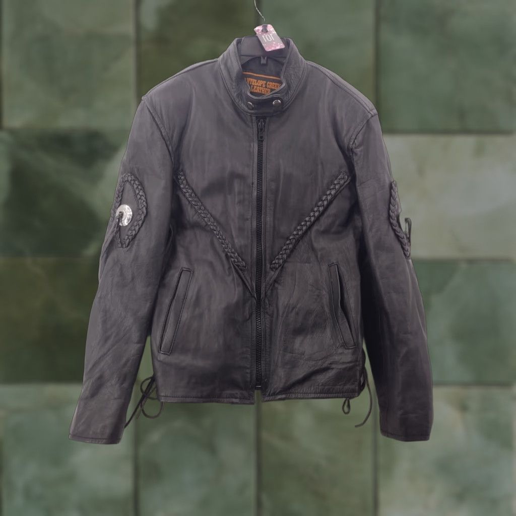 Antelope Creek Leather Jacket Womens Western Medium