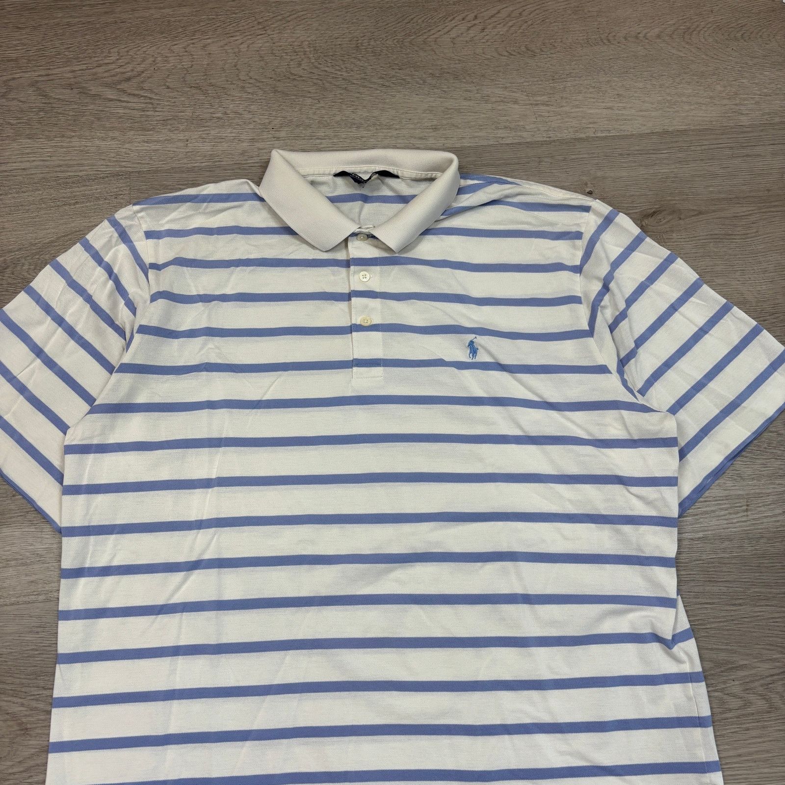 RLX Ralph Lauren Polo Golf Ralph Lauren Pima Cotton Stripe Polo Men's XL Size US XL / EU 56 / 4 - 2 Thumbnail