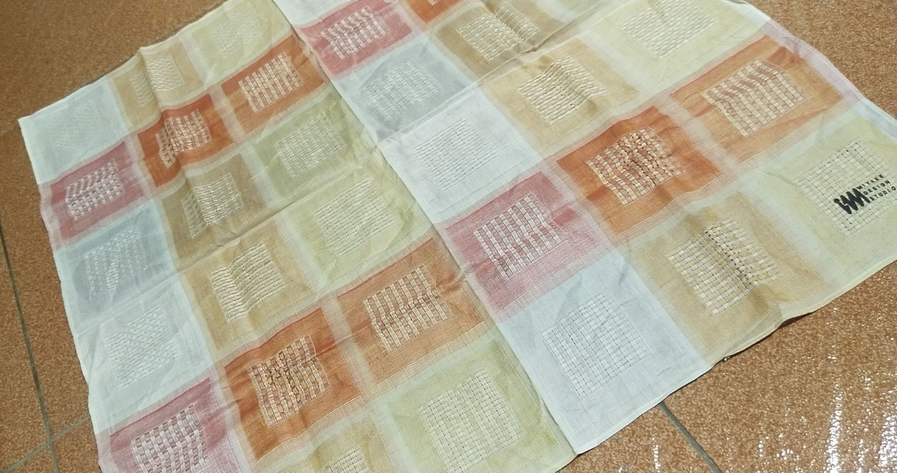 Issey Miyake Final Drop Issey Miyake Multicolour Handkerchief Size ONE SIZE - 4 Thumbnail