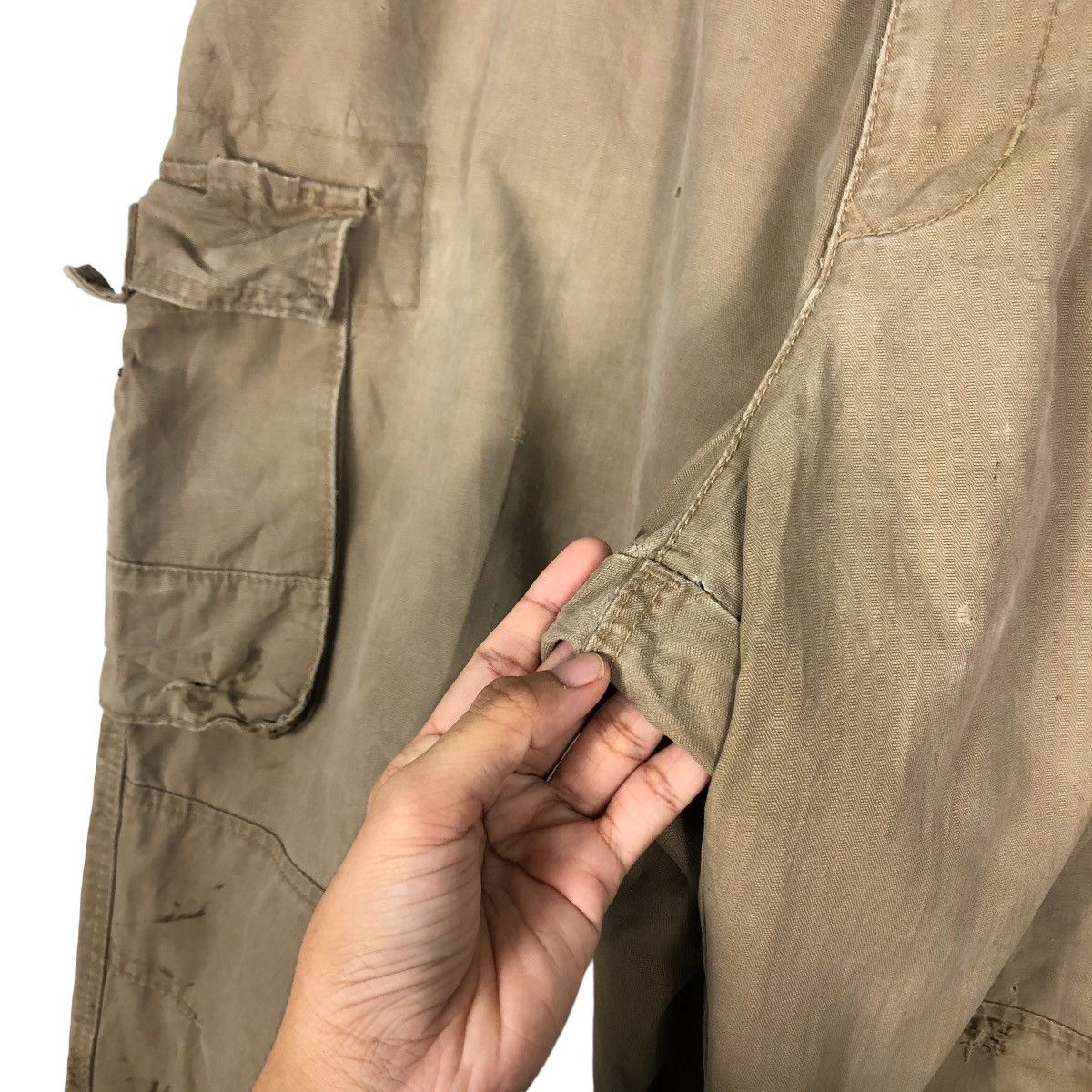 Japanese Brand 🔥VINTAGE BUSH PANTS CARGO POCKETS MIITARY STYLE 8065 BUZZ Size US 40 / EU 56 - 13 Thumbnail