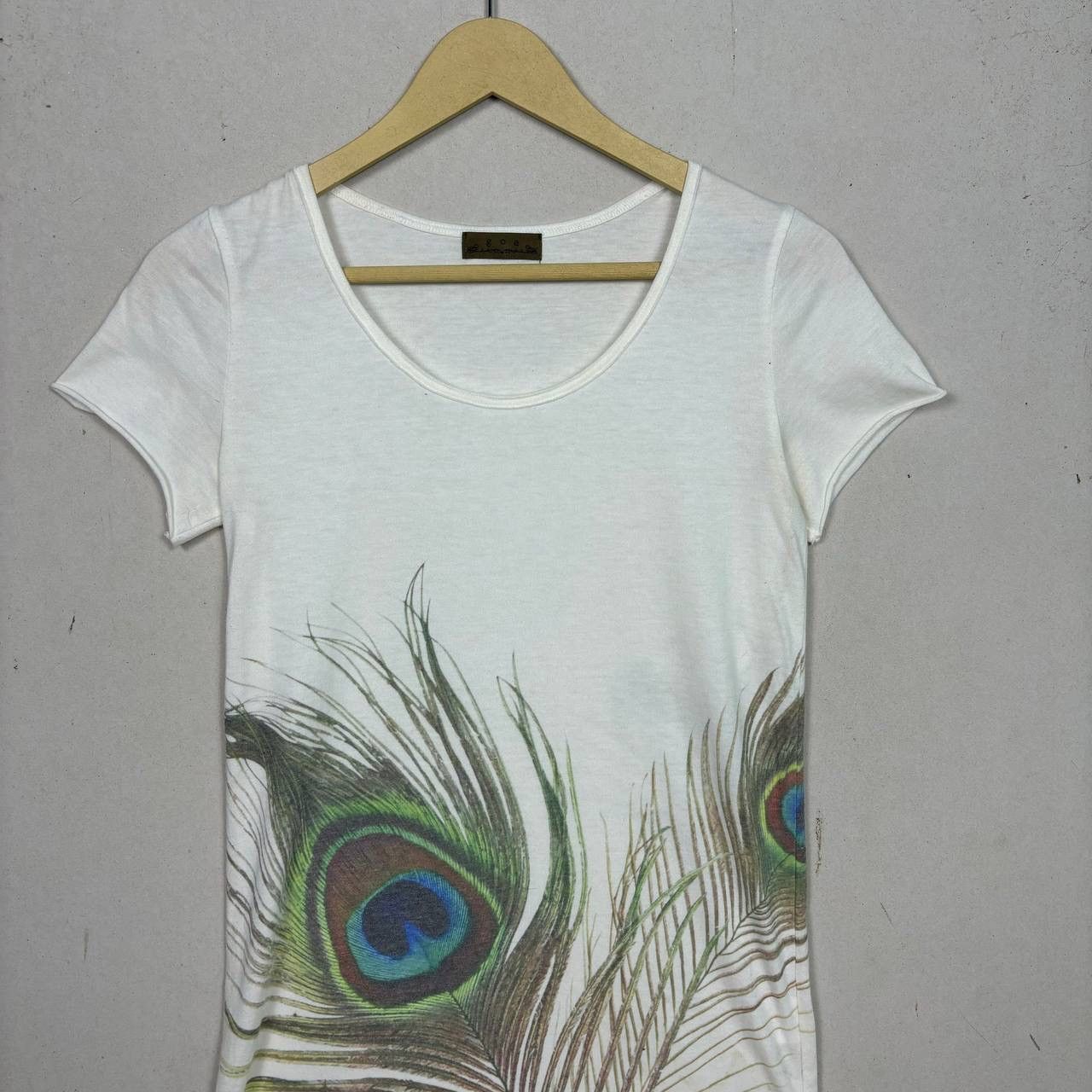 GOA GOA Archive Peacock Feather Tee Japanese Brand Fairy Grunge Size US S / EU 44-46 / 1 - 4 Thumbnail