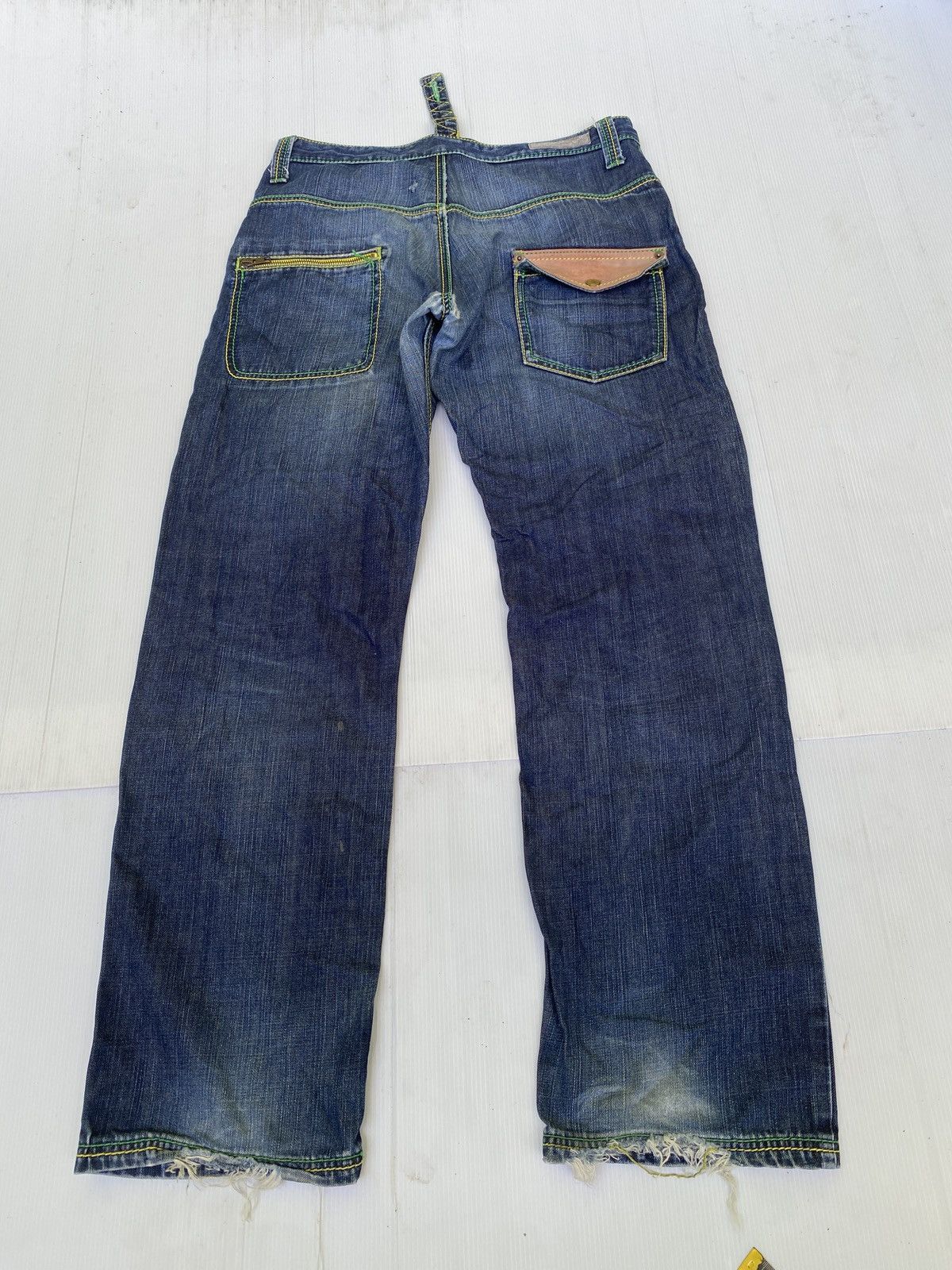 If Six Was Nine × Japanese Brand Sorridere double waist denim pants Size US 32 / EU 48 - 2 Thumbnail