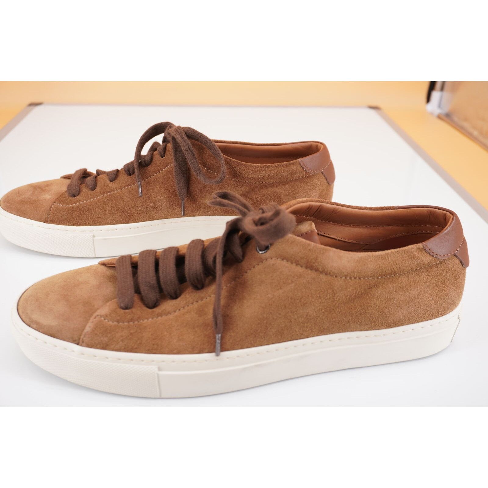Good Man Brand Good Man Brand Edge Lo Brown Suede Top Sneakers SZ 11 $275 Size US 11 / EU 44 - 3 Thumbnail