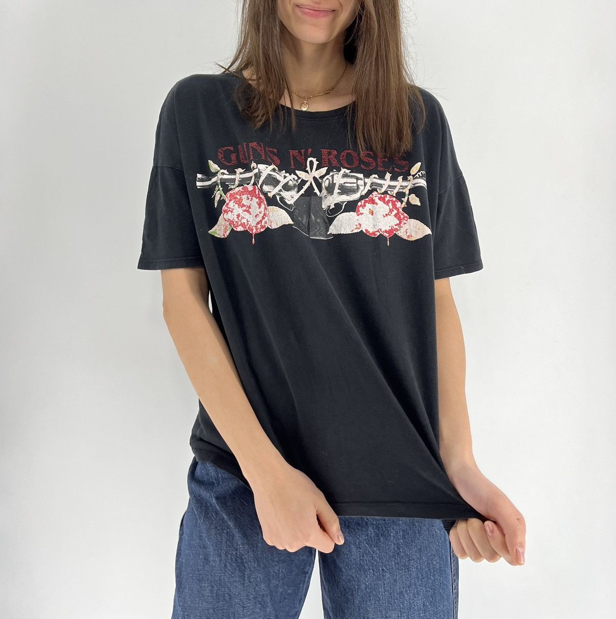 Guns N' Roses Vintage Guns N Roses Skulls Dead Face Band Rock Streetwear Size L / US 10 / IT 46 - 3 Thumbnail