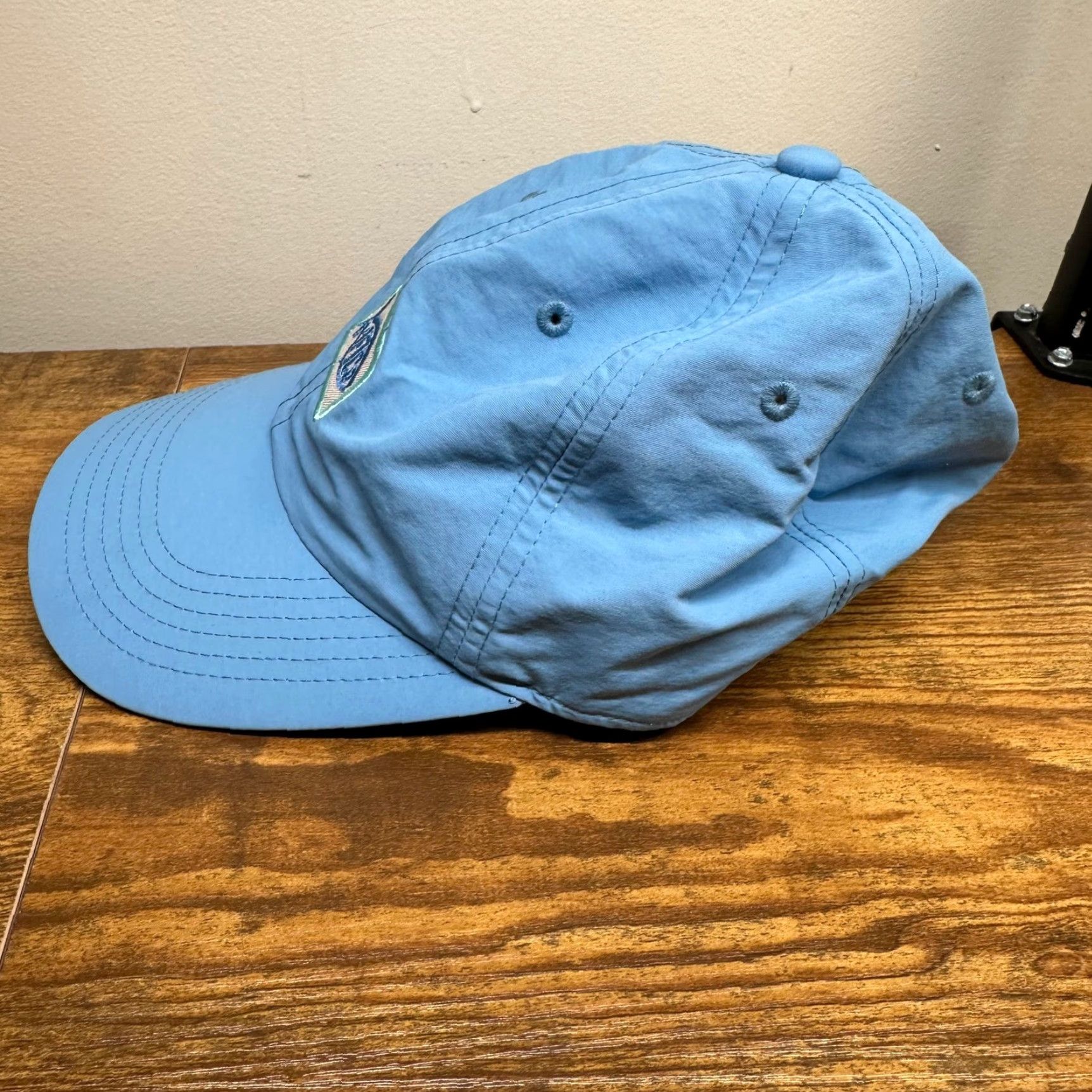CO AFTCO Baseball Cap Nylon Blue Adjustable Logo Patch Men Hat Cap Size ONE SIZE - 2 Thumbnail