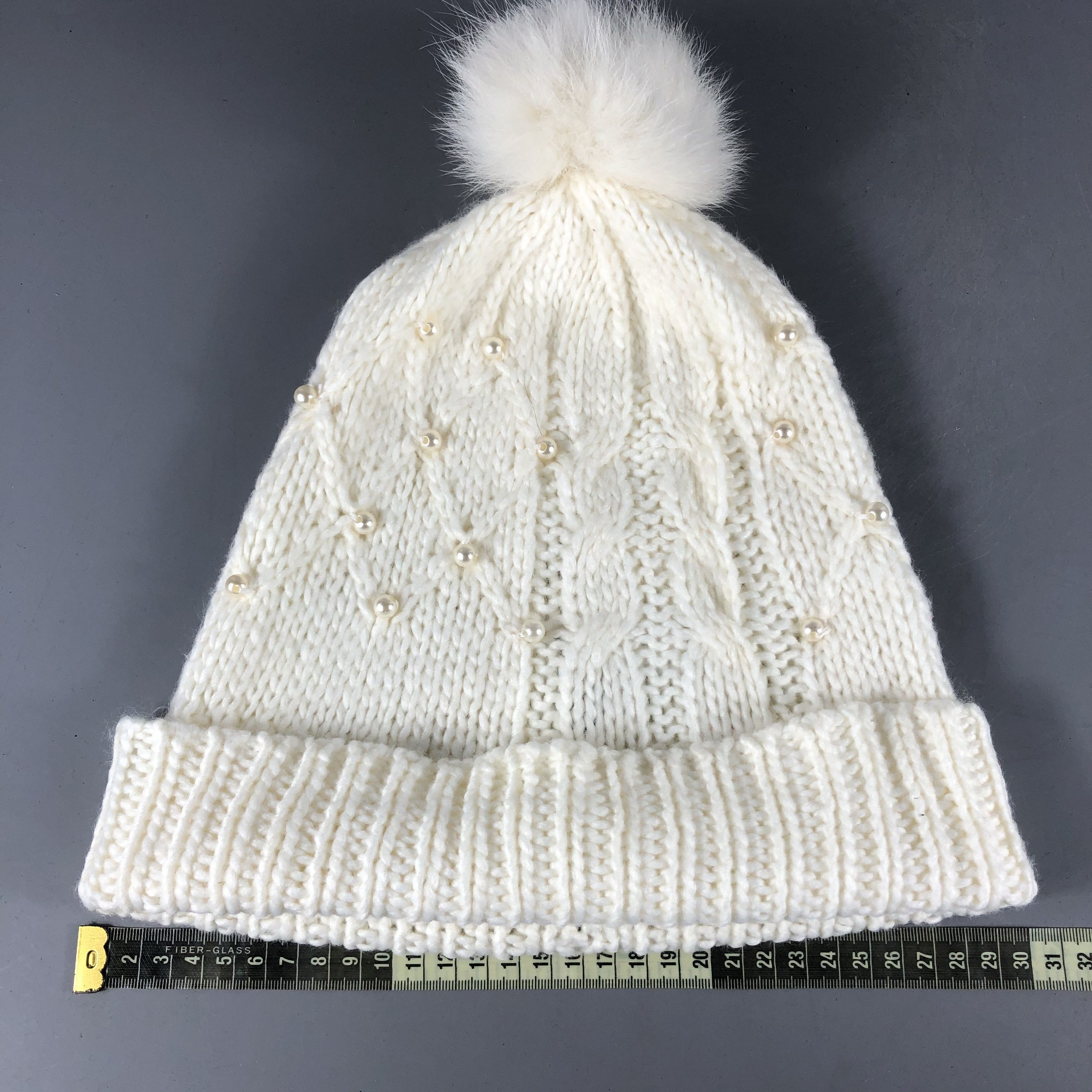 Japanese Brand × Vintage Womens Ingni Aran Isle Beanie Snow Hat Snow Cap -D946 Size ONE SIZE - 4 Thumbnail