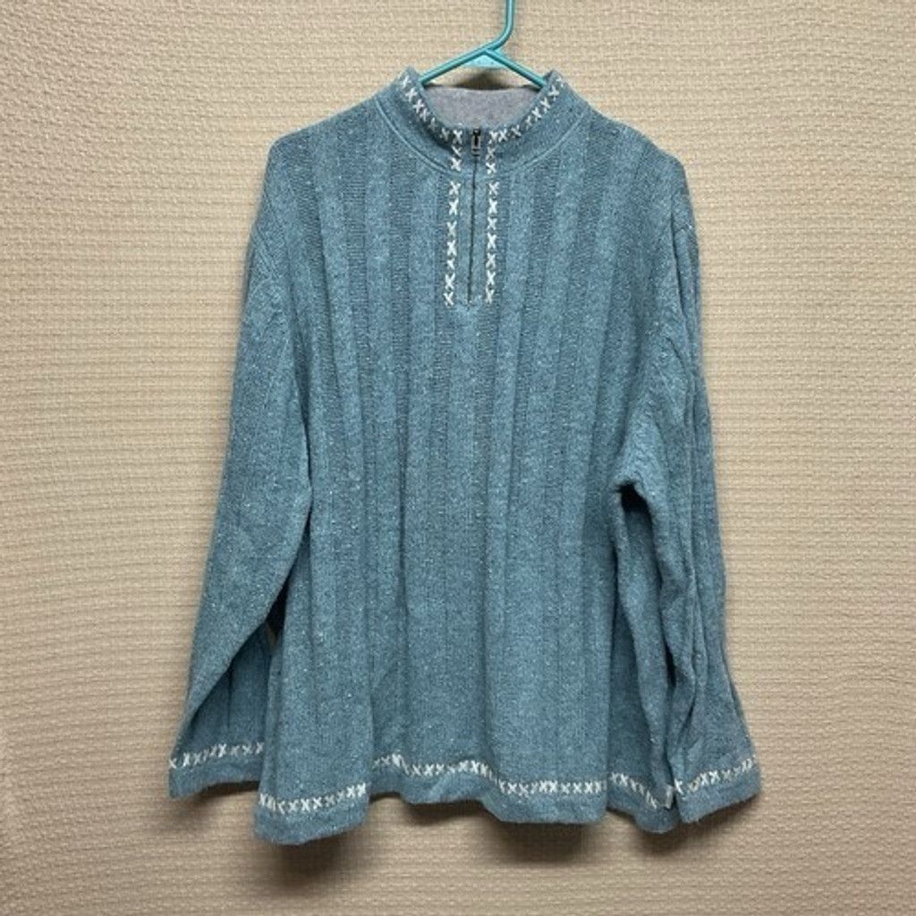 Woolrich Woolen Mills Woolrich Aquifer Heather Zip MockNeck Sweater Women Size 2XL Size XXL / US 16-18 / IT 52-54 - 1 Thumbnail