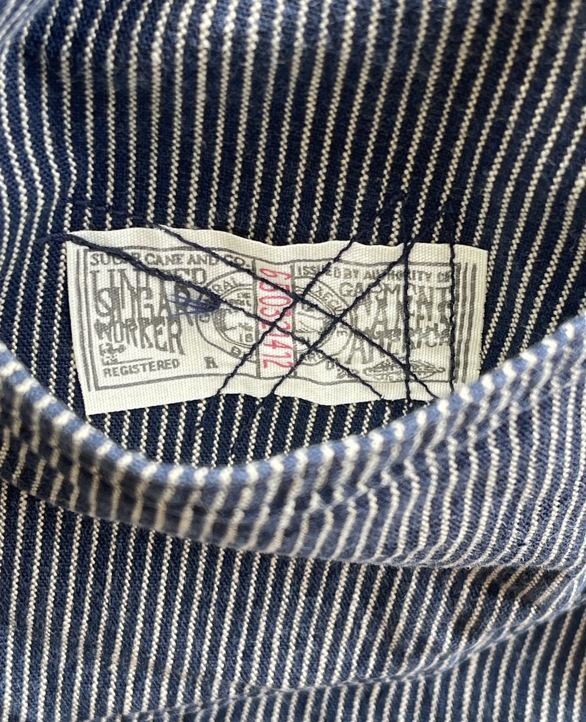 Sugar Cane Sugar Cane SC13528 Toyo Enterprise Narrow Stripe Vest Size US M / EU 48-50 / 2 - 5 Thumbnail