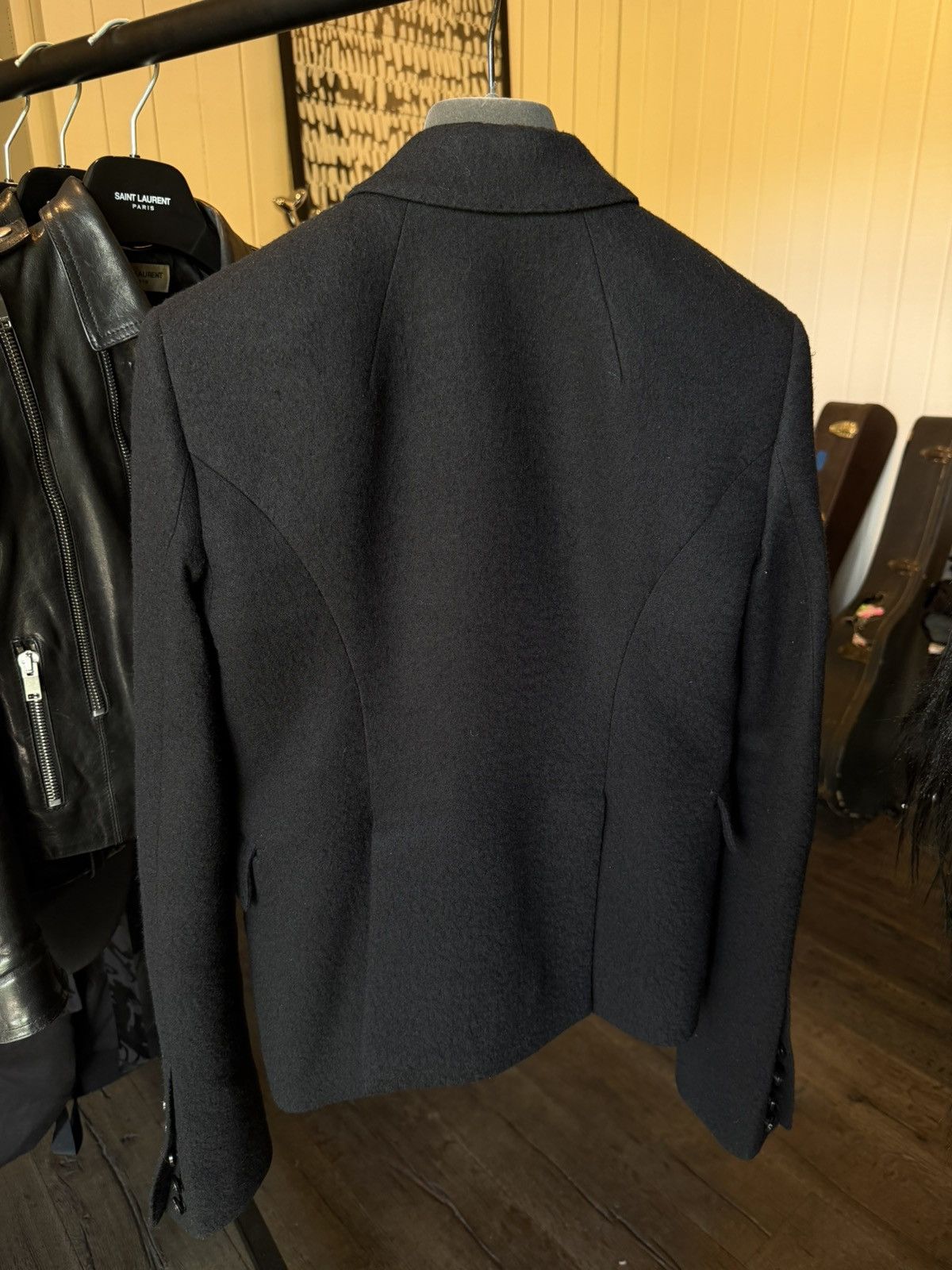 Rick Owens Rick Owens FW20 JMF double breasted cropped blazer Size US XS / EU 42 / 0 - 2 Thumbnail