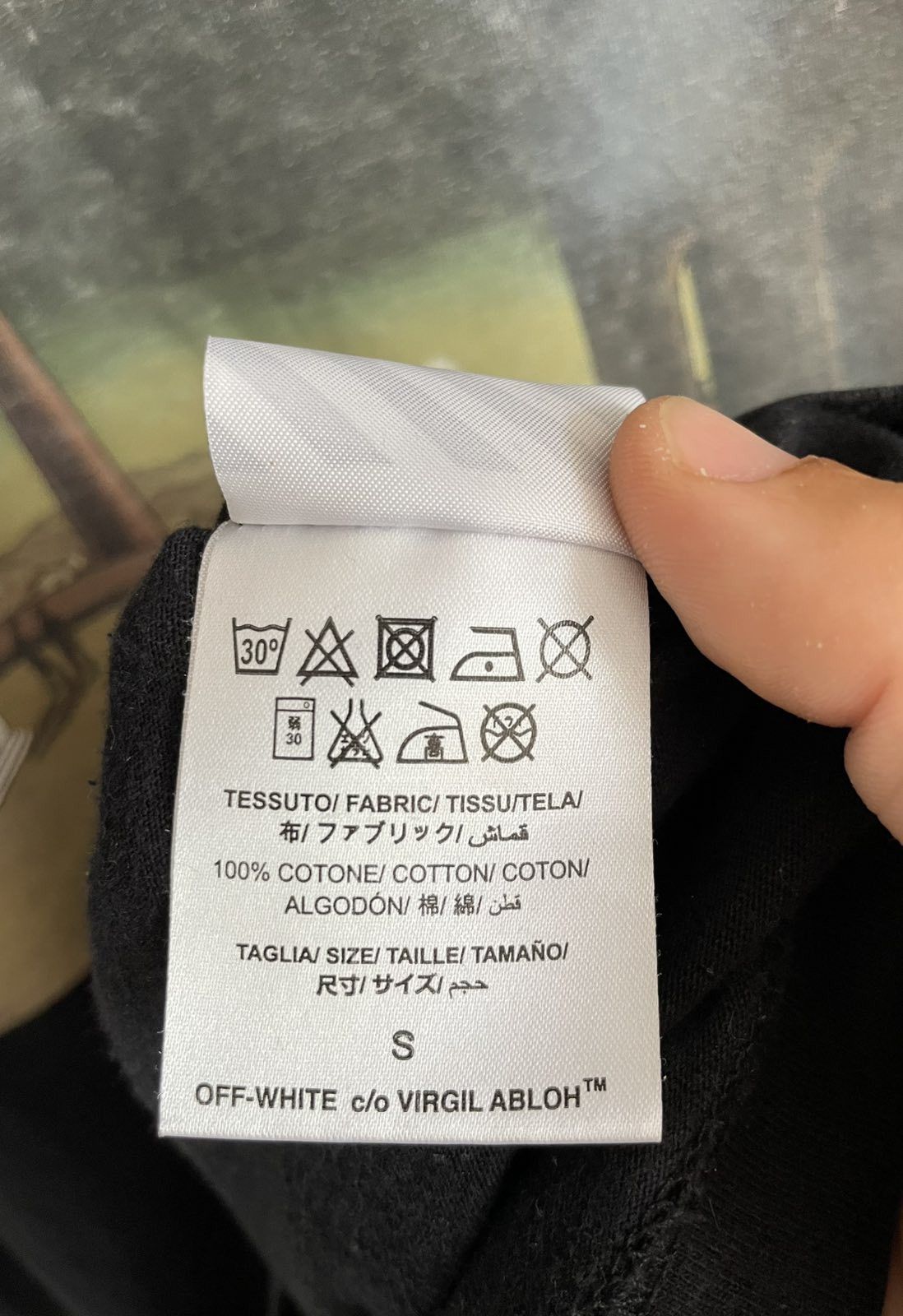 Off-White Off-White Virgil Abloh Chirico Mirror Tee Arrow Logo SS13 Size US S / EU 44-46 / 1 - 10 Thumbnail