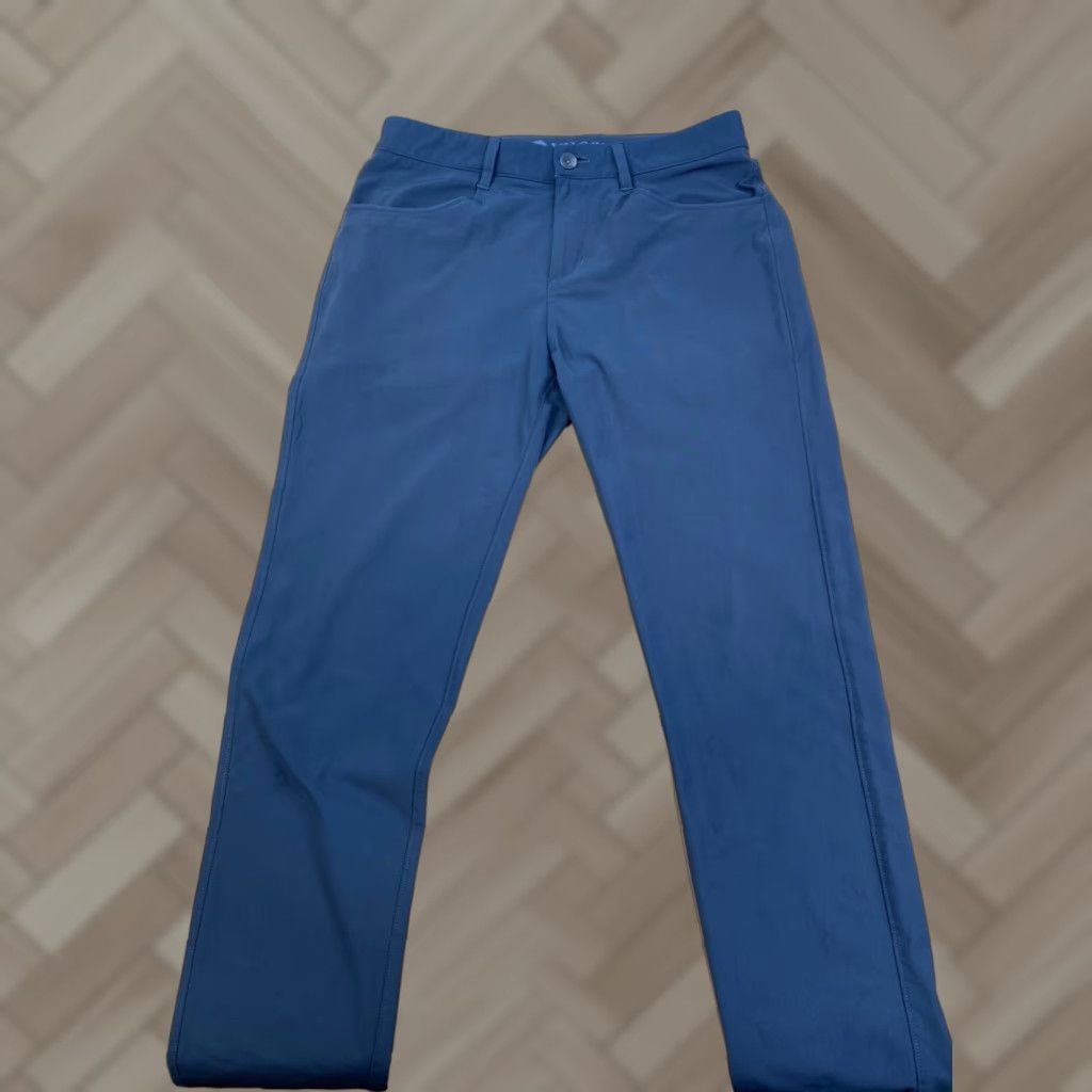 Vuori Vuori Pants Mens 30x32 Gray Chino Straight Stretch Casual Regular 10323 Size US 30 / EU 46 - 1 Thumbnail