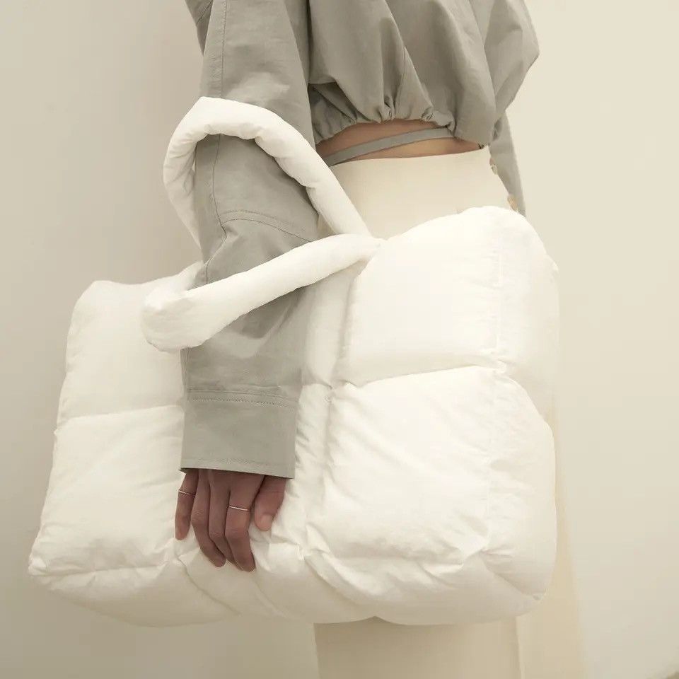 Japanese Brand × Vintage Streetwear Puffer Tote Shoulder Large Bag Size ONE SIZE - 2 Thumbnail