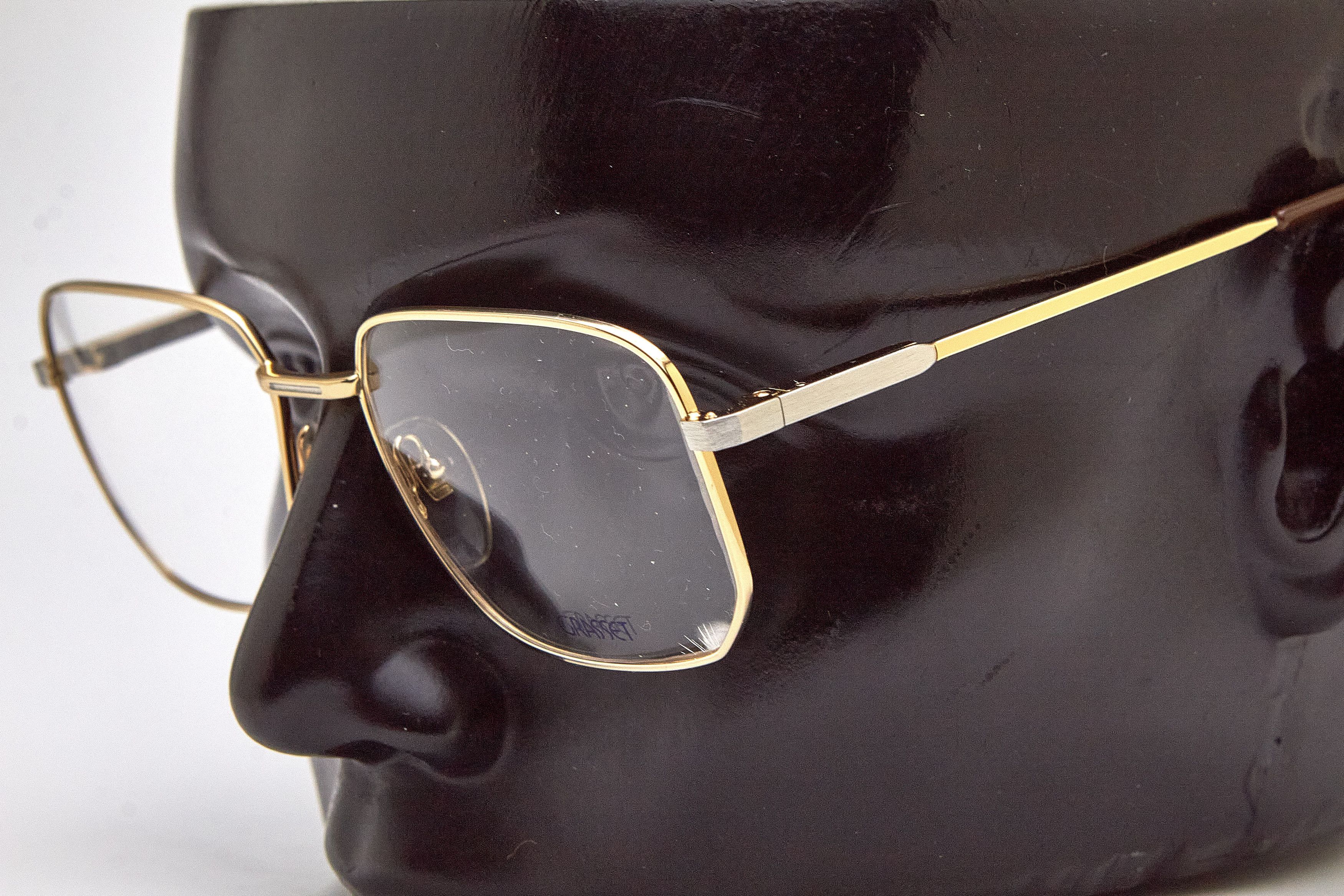 Vintage Old Money GRASSET Gold&Silver Rectangular Quiet Lux Specs Size ONE SIZE - 8 Thumbnail