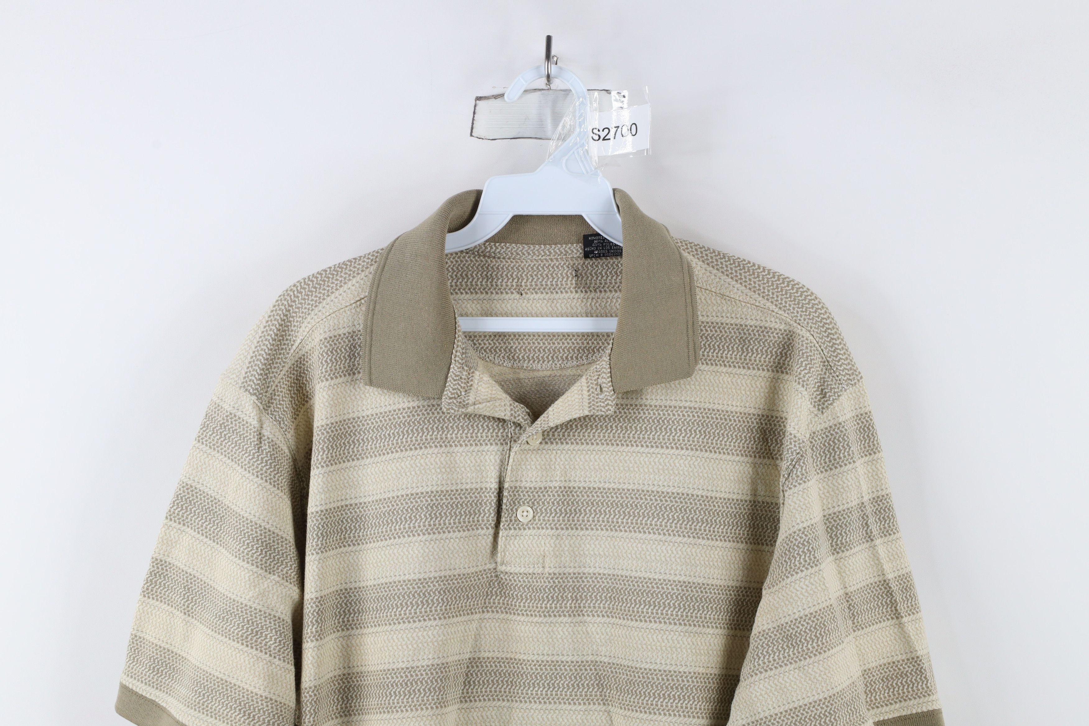 Vintage Vintage 90s Streetwear Knit Short Sleeve Golf Polo Shirt Size US L / EU 52-54 / 3 - 2 Thumbnail