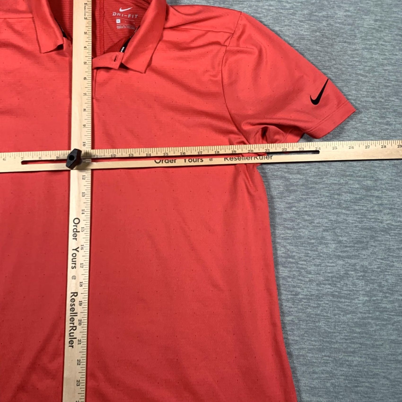 Nike Nike Golf Shirt Mens Large Red Dri-Fit Polo Athletic Performance Lightweight Size US L / EU 52-54 / 3 - 6 Thumbnail