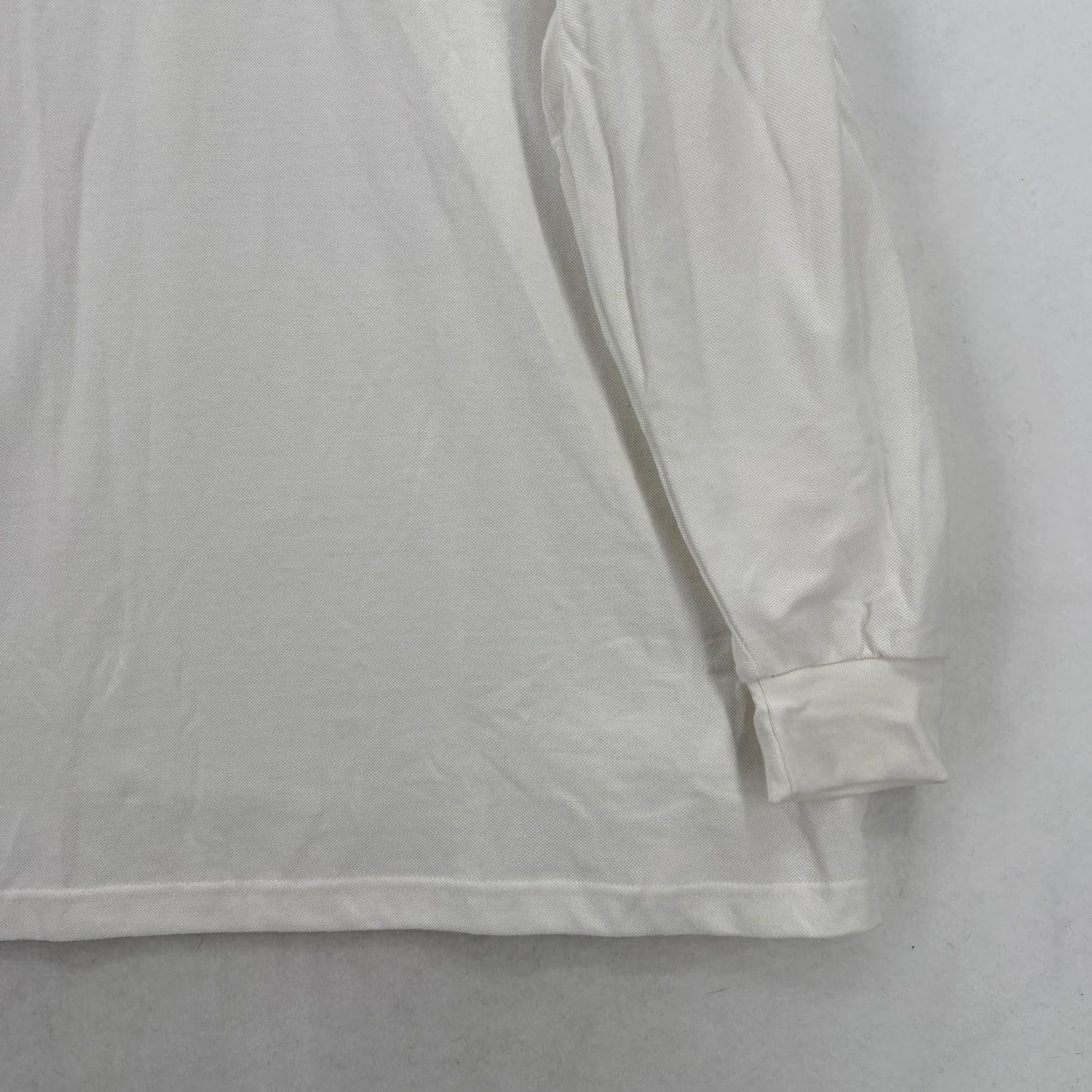 Dickies Dickies Polo Shirt Mens 2XL White Long Sleeve Pique Easy Care Work Uniform NWT Size US XXL / EU 58 / 5 - 3 Thumbnail
