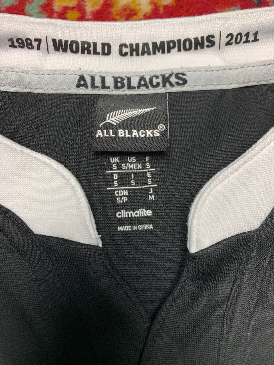Adidas × Vintage New Zealand All Blacks Home Rugby Shirt 2013-2014 Adidas Size US S / EU 44-46 / 1 - 3 Thumbnail