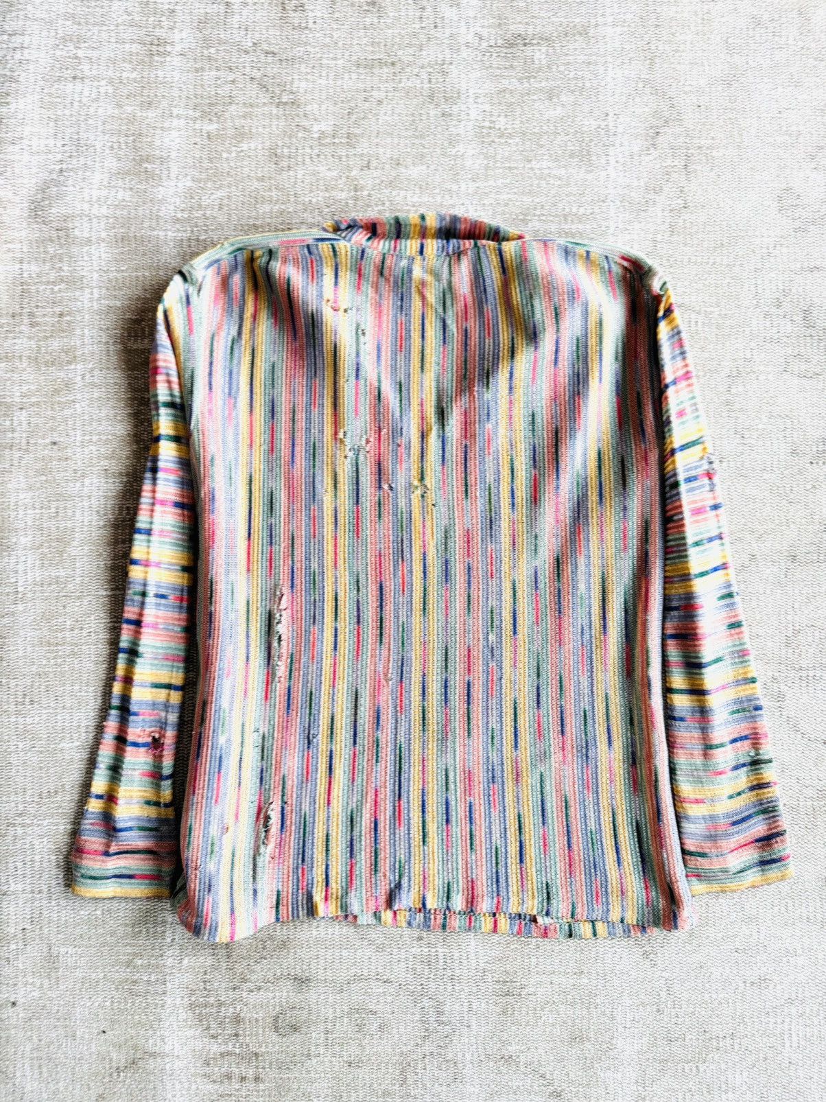 Missoni × Vintage Vintage Missoni distressed sheer knit tunic blouse sz 44 Size M / US 6-8 / IT 42-44 - 5 Thumbnail
