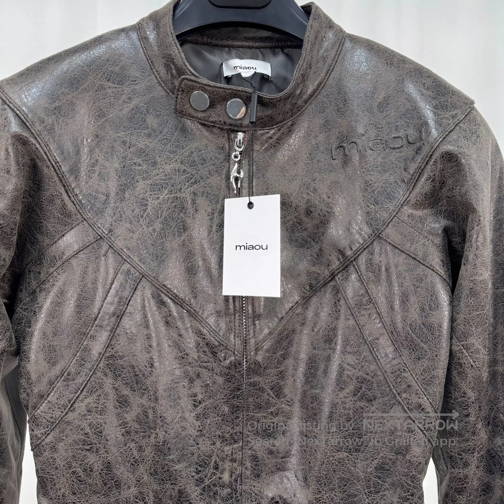 Miaou Kl09962 Distressed Jacket Size Us|I in Gray, Women's (Size Xs) — image 6 of 6