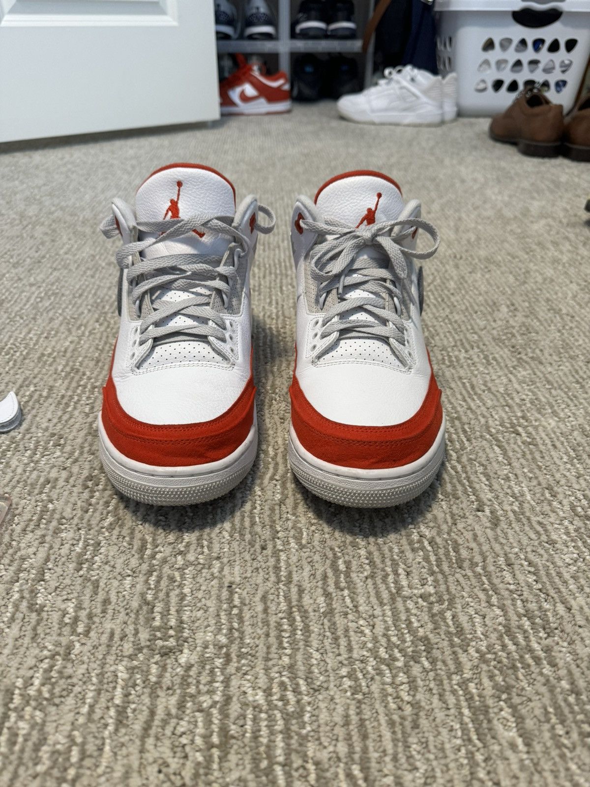 Jordan Brand Jordan 3 Tinker white university red Size US 11 / EU 44 - 3 Thumbnail