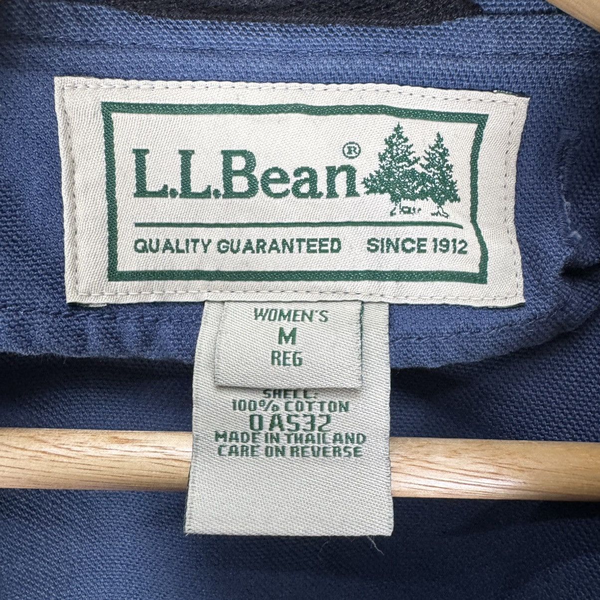 L.L. Bean 🔥LL BEAN CORDUROY COLLAR CHORE JACKET Size M / US 6-8 / IT 42-44 - 11 Thumbnail