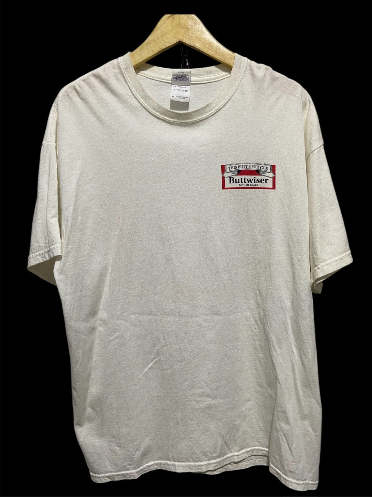 Rap Tees Vintage 90s Buttwiser THIS BUTT’S FOR YOU PORN tee BY GILDAN Size US XL / EU 56 / 4 - 3 Thumbnail