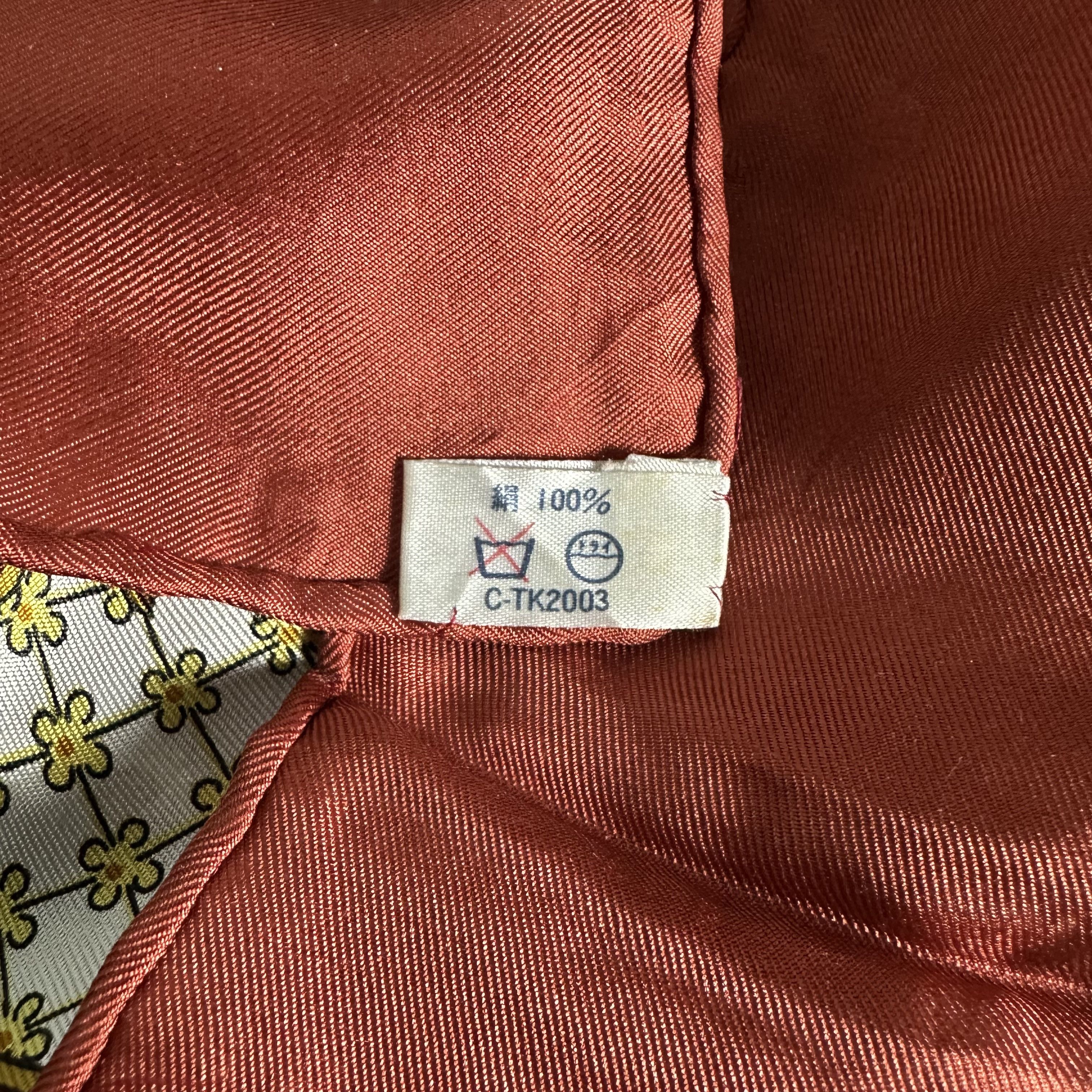 Lancel 🔥RARE🔥Lancel Silk Handkerchief Neckerchief Scarf Headband Size ONE SIZE - 7 Thumbnail