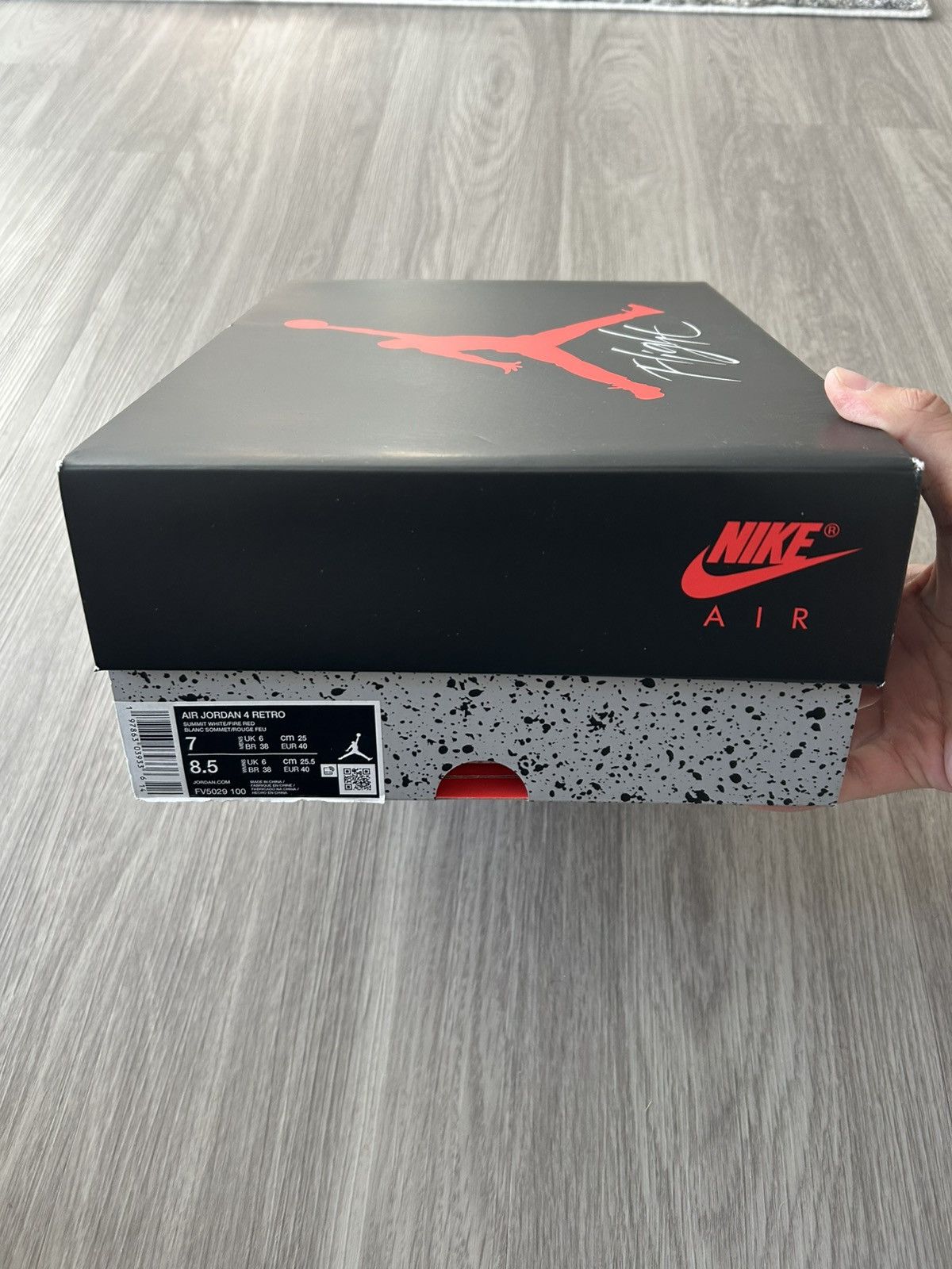 Jordan Brand Air Jordan Retro 4 White Cement 2025 Size 7 Size US 7 / EU 40 - 17 Thumbnail