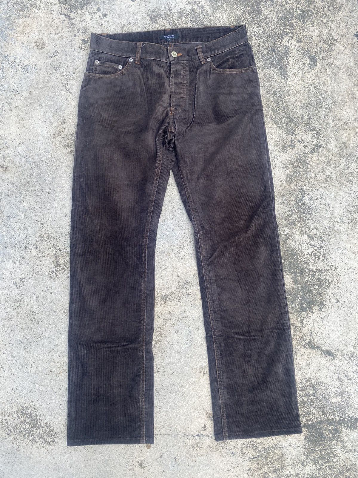 Burberry × Designer × Japanese Brand Burberry Loose Corduroy Pants Size US 32 / EU 48 - 1 Thumbnail