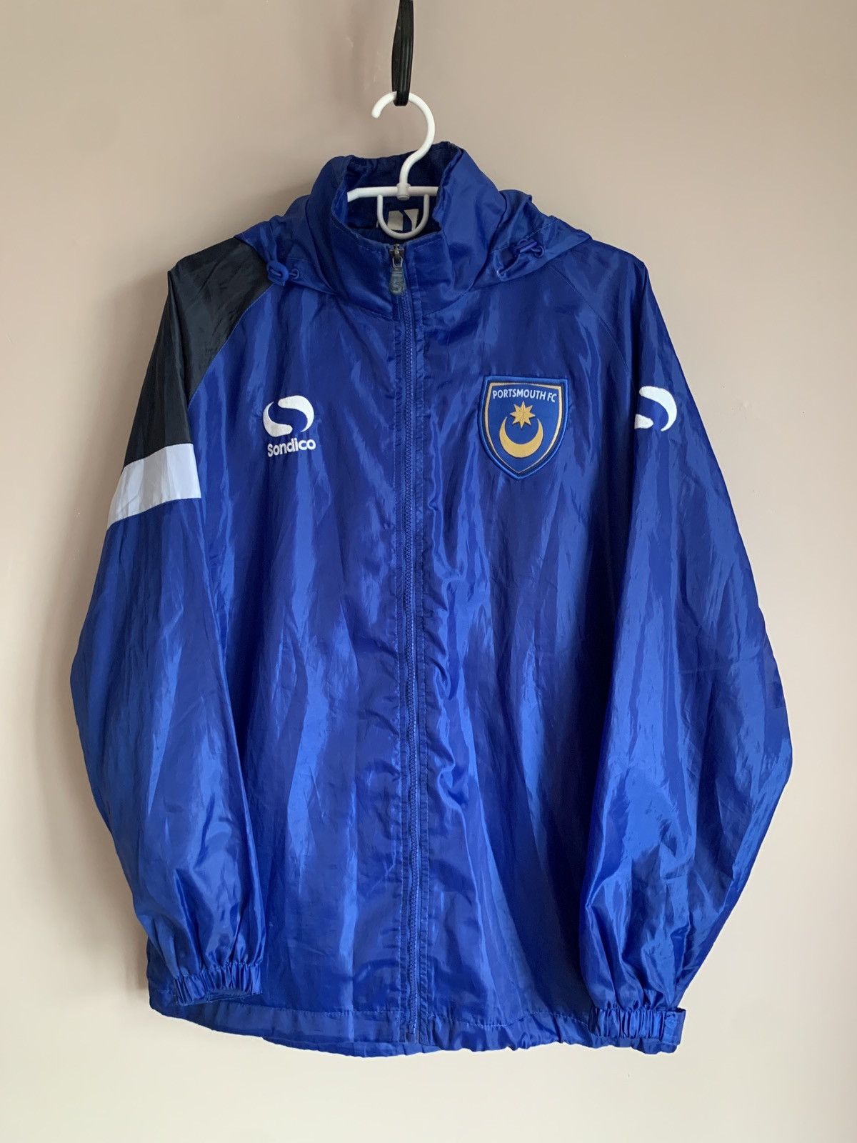 Vintage Portsmouth sandico training jacket raincoat football soccer Size US M / EU 48-50 / 2 - 1 Thumbnail
