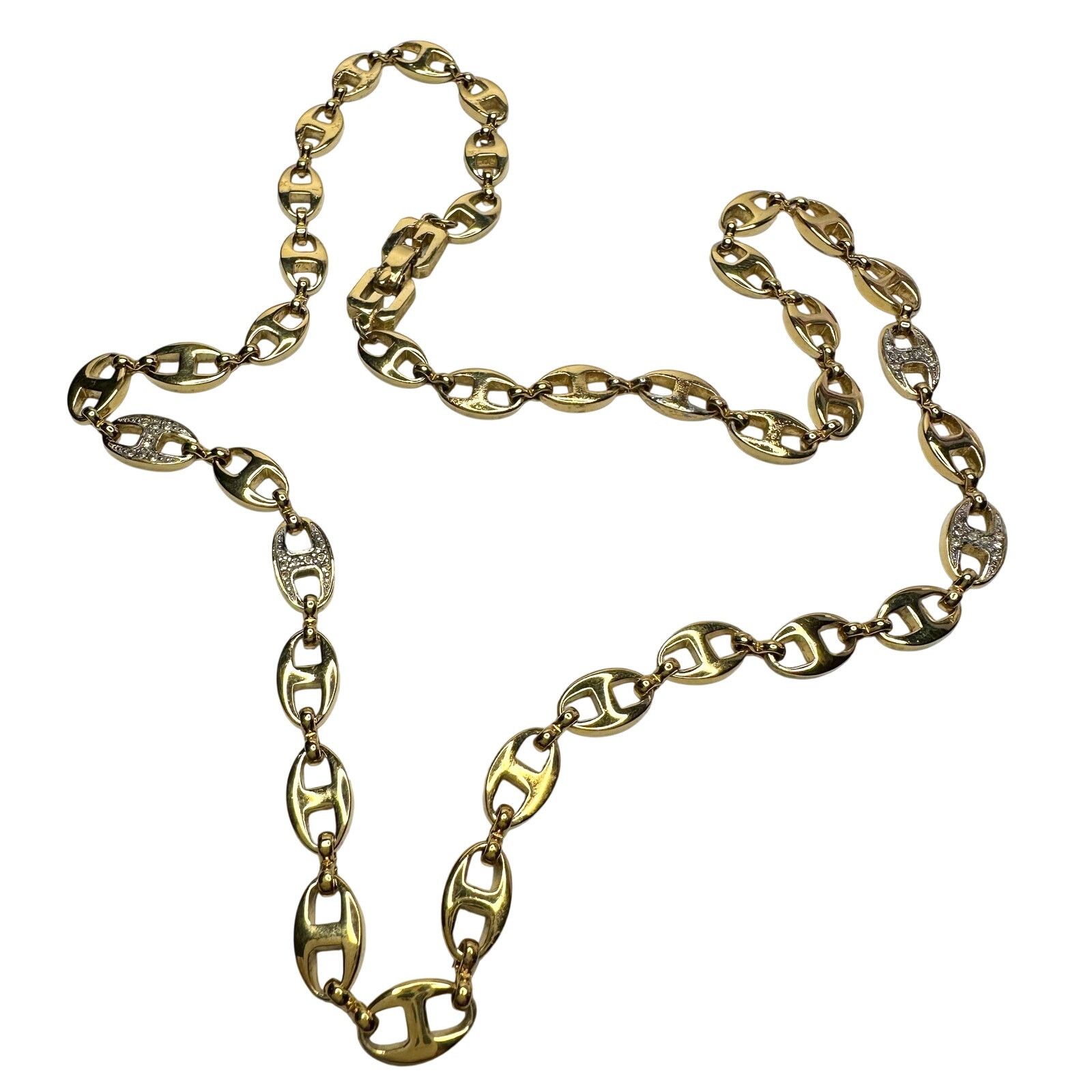 Givenchy Givenchy Puffed Anchor Mariner 21" Chain Necklace Size ONE SIZE - 5 Thumbnail
