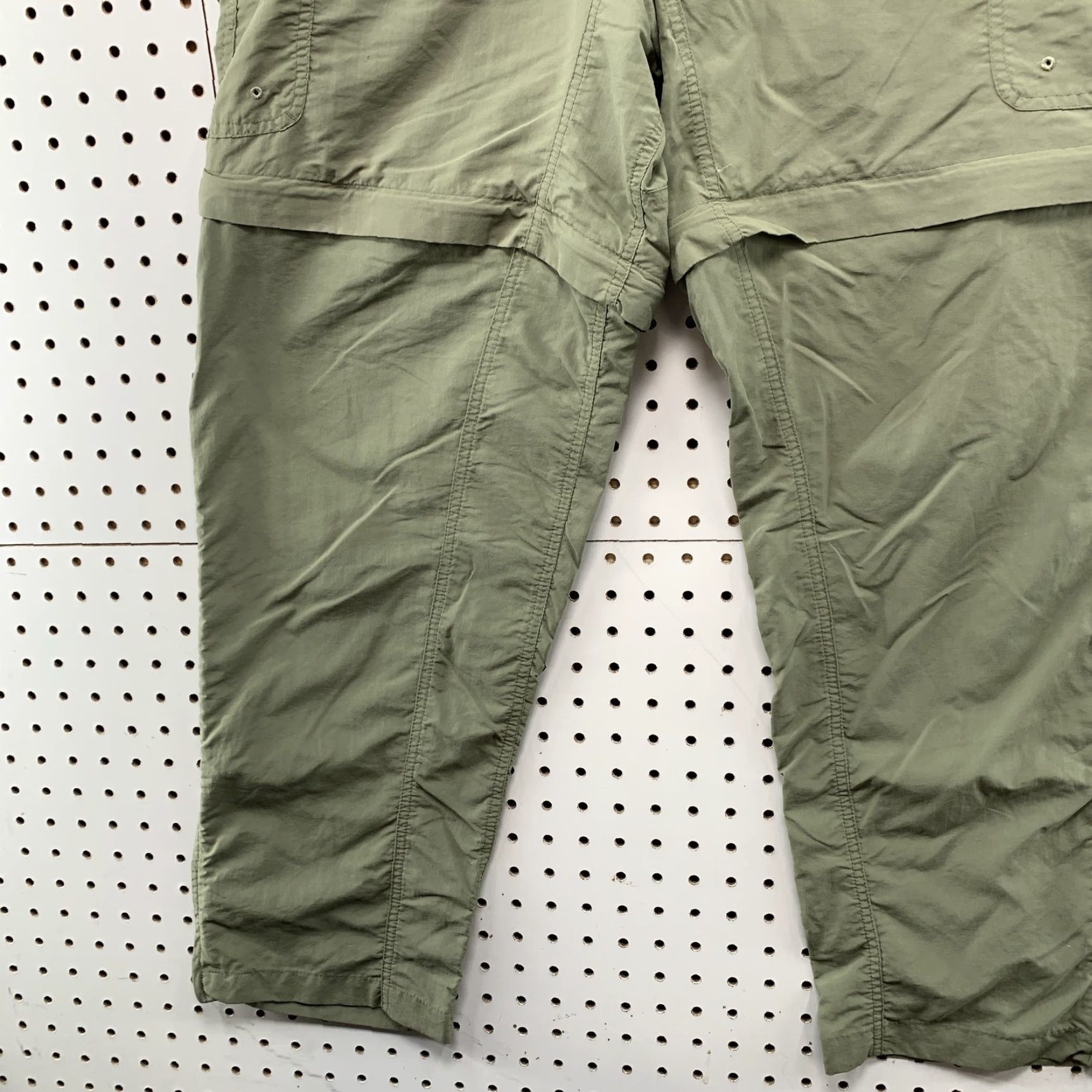 Vintage World Wide Sportsman Pants Men Large Green Convertible Hiking Cargo 36x29 Regular Inseam 29" Outdoor Summer Fall Spring Mens Size US 33 - 3 Thumbnail