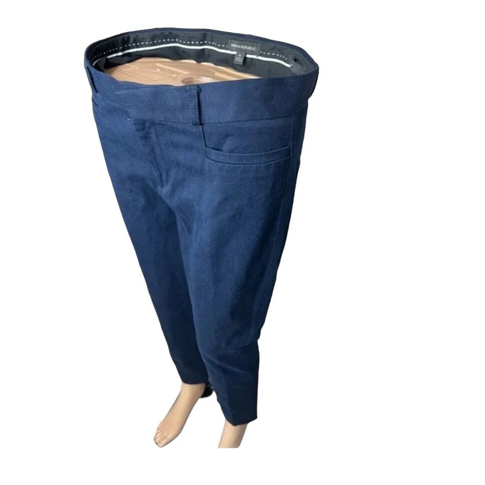 Banana Republic Banana Republic Sloan Pants Navy Women's 6 Work Casual Size 28" / US 6 / IT 42 - 3 Thumbnail
