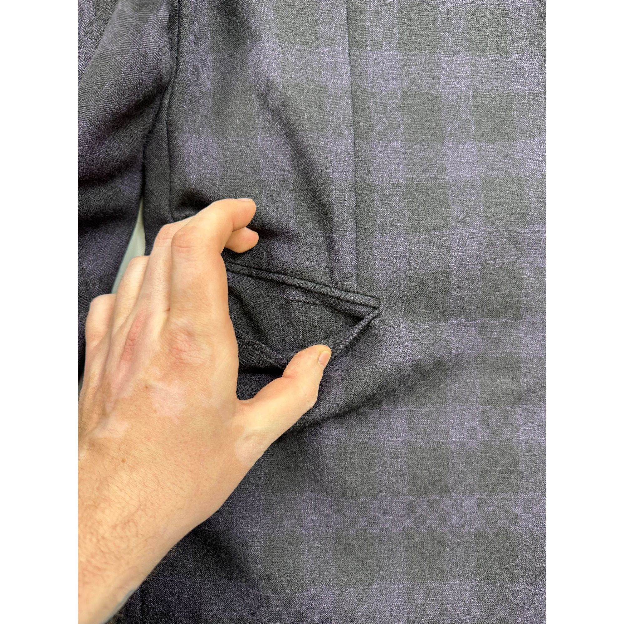 Paul Smith Paul & Smith Checkered Two Button Wool Blazer (Y1261) Size 42R - 7 Thumbnail