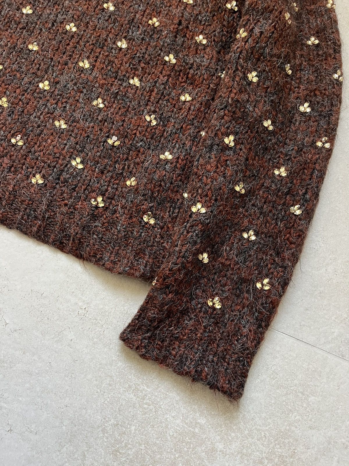 Dries Van Noten FW13 Stone Embroidered Knit Size US S / EU 44-46 / 1 - 4 Thumbnail