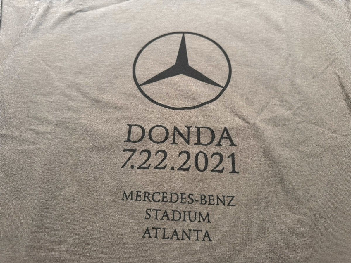 Kanye West Medium Brown Donda Atlanta Listening Event L/S T-Shirt Tan Size US M / EU 48-50 / 2 - 4 Thumbnail