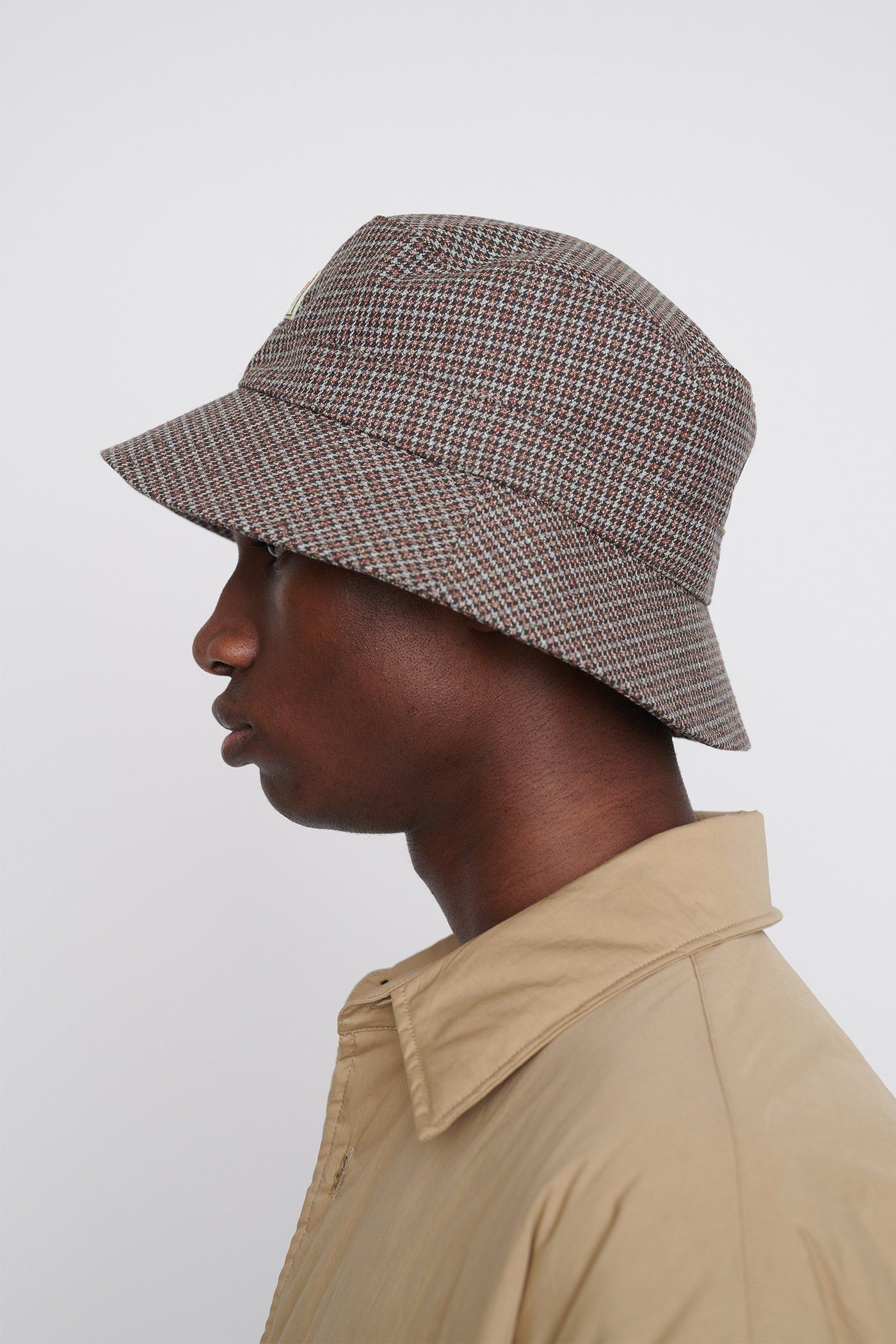 Our Legacy × Stussy Houndstooth Bucket Hat Size ONE SIZE - 3 Thumbnail