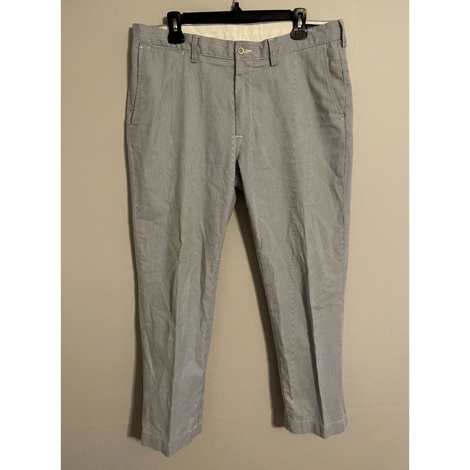 Polo Ralph Lauren Polo Ralph Lauren Classic Fit Light Blue Pinstripe Stifel Pants Men's 36x30 Size US M / EU 48-50 / 2 - 3 Thumbnail