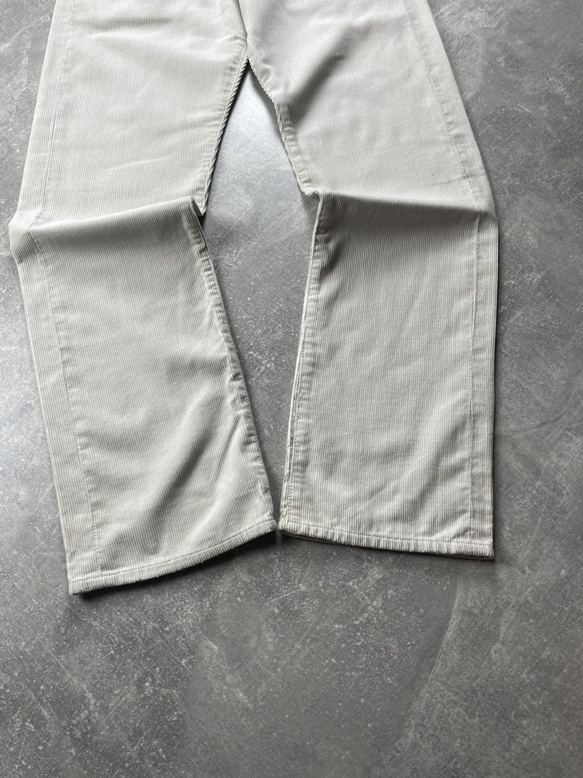 Evisu Evisu Japan Vintage Rare Corduroy Beige Buckle Back Jeans Size 28" / US 6 / IT 42 - 9 Thumbnail