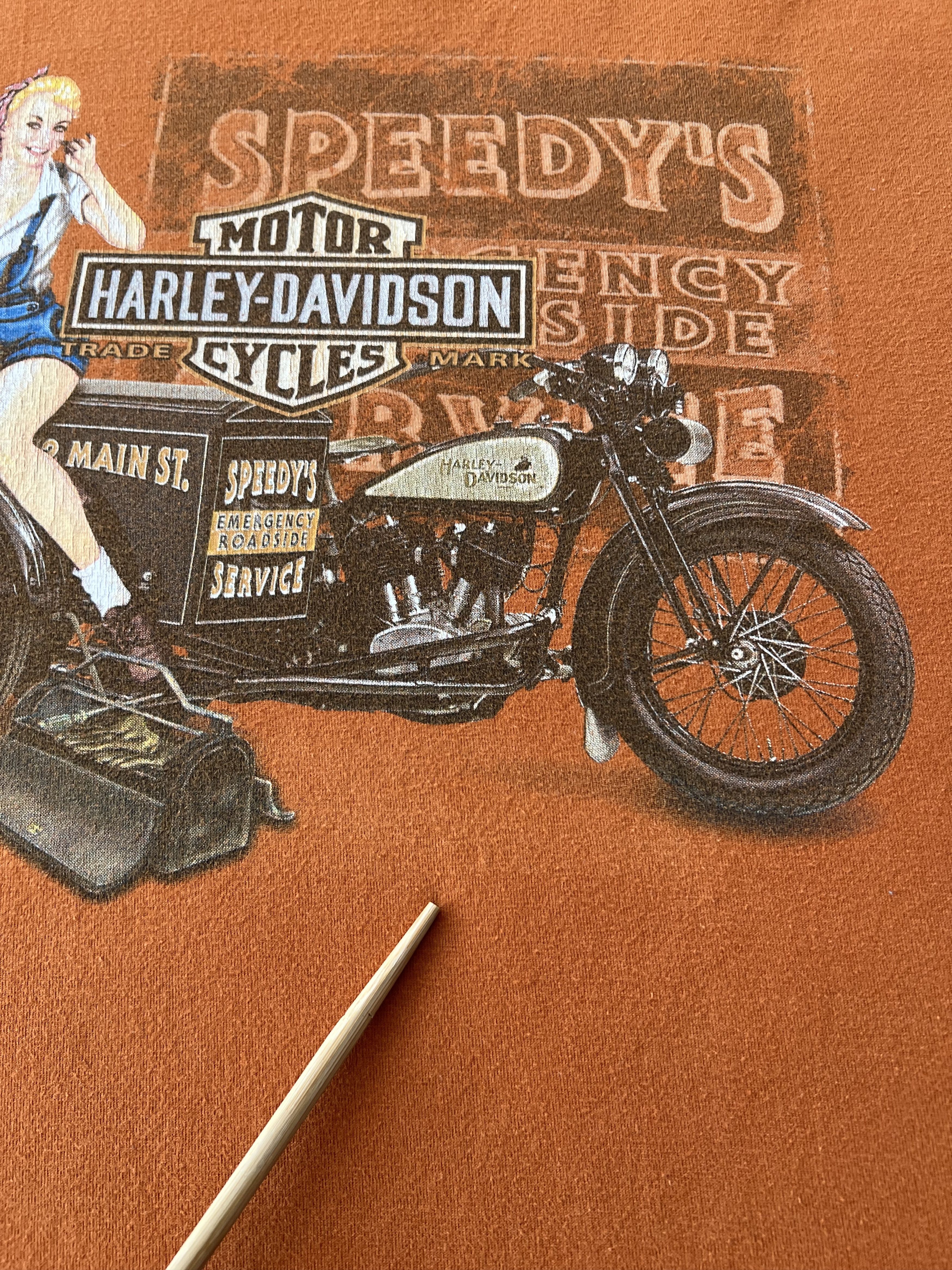Harley Davidson Vintage 2014 Harley Davidson Sexy Girl Switzerland T-shirt Size US L / EU 52-54 / 3 - 7 Thumbnail