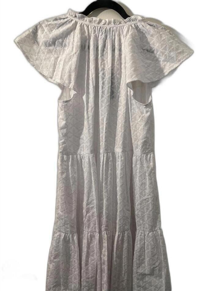 Tommy Hilfiger Tommy Hilfiger White Eyelet Midi Dress – Size M Size M / US 6-8 / IT 42-44 - 1 Thumbnail