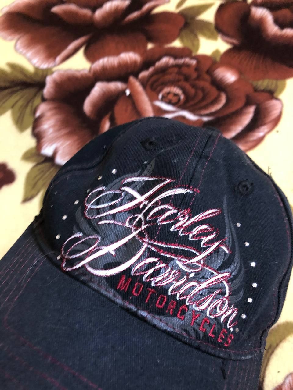 Harley Davidson Vintage 2000s Vintage Harley Davidson Hat Size ONE SIZE - 5 Thumbnail