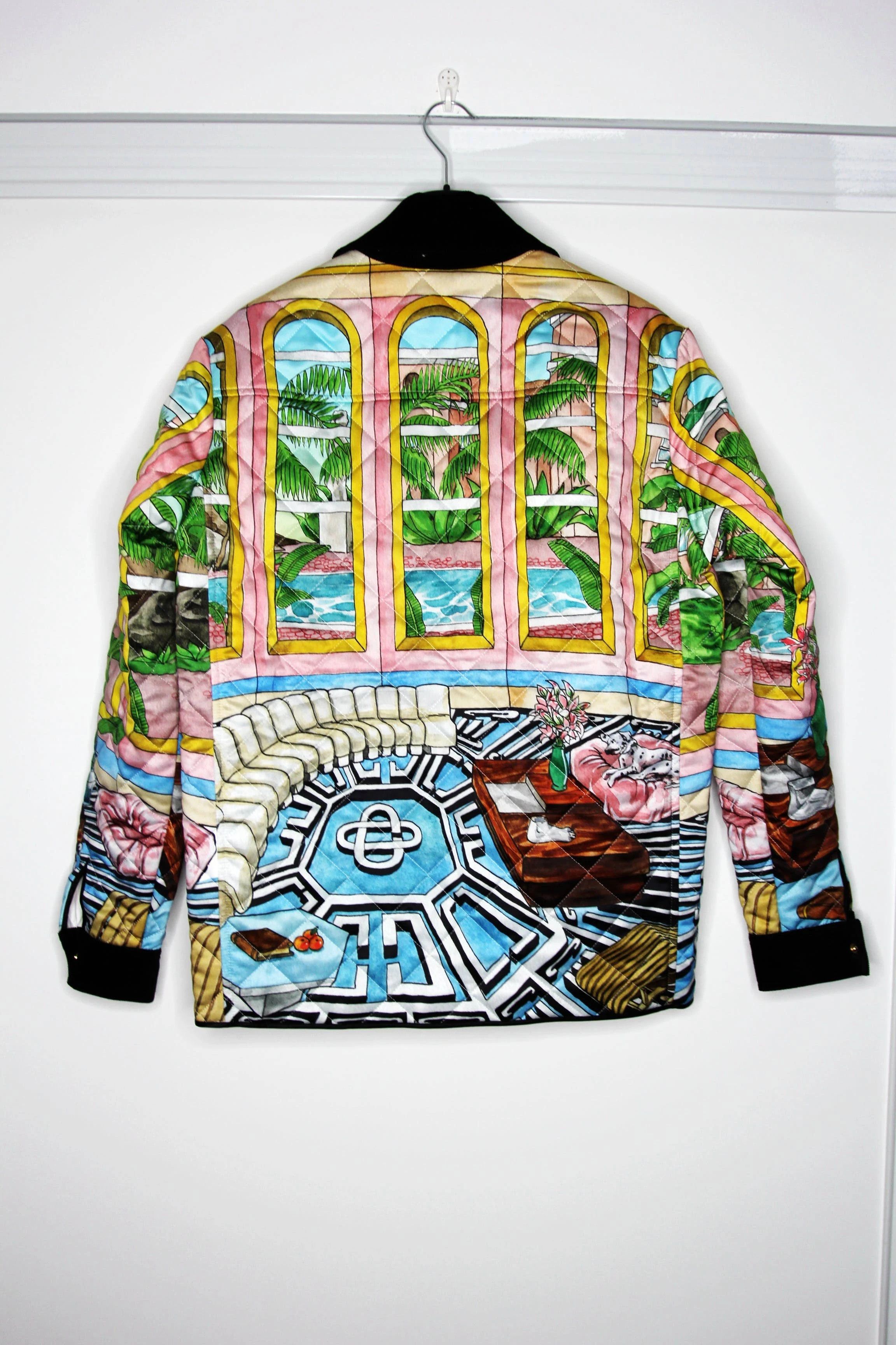 Casablanca o1mle0424 Unisex Dream House Hunting Jacket in Multicolor Size US XS / EU 42 / 0 - 7 Thumbnail
