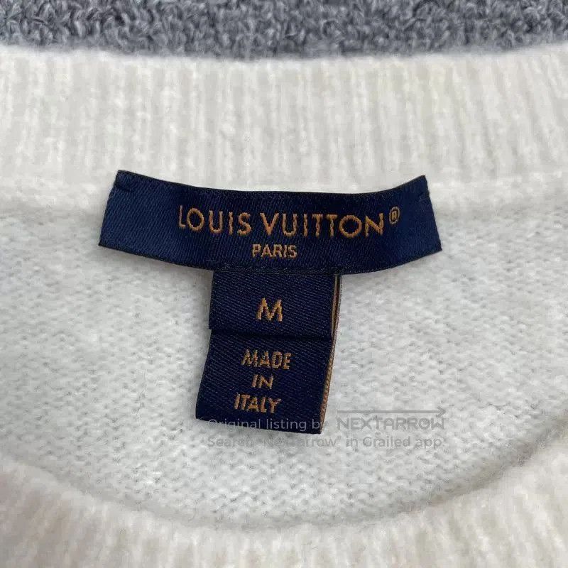 Louis Vuitton louis vuitton white cashmere knitted top. Size M / US 6-8 / IT 42-44 - 4 Thumbnail