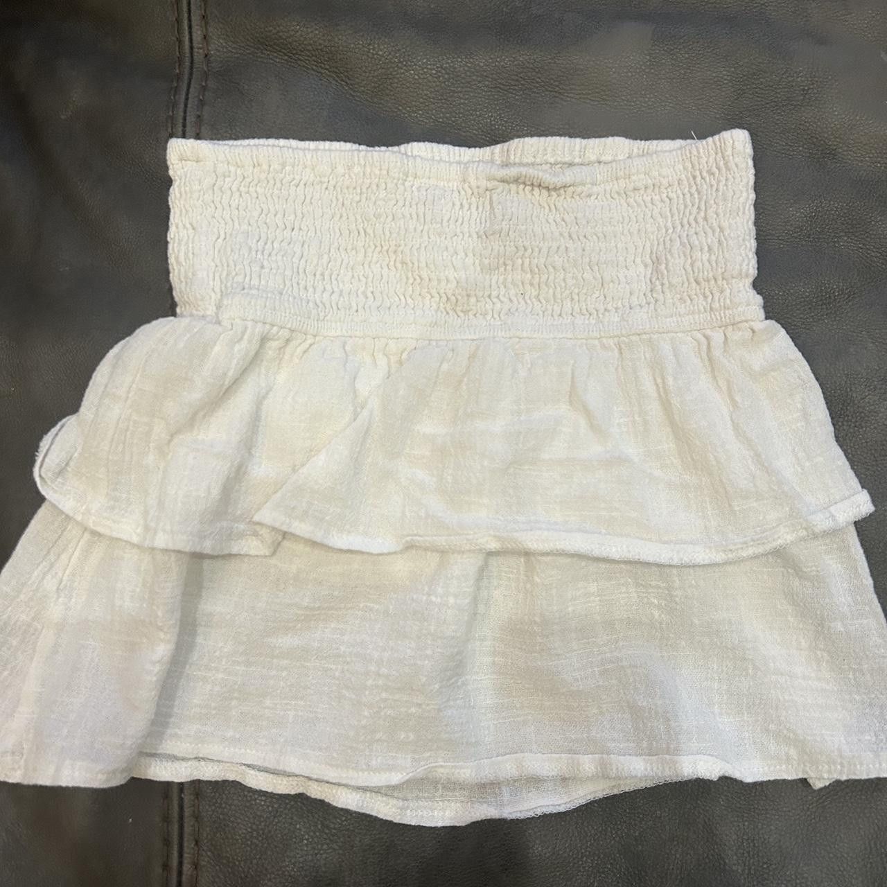 Other Edikted Cream Tube Crop Top XS Size XS / US 0-2 / IT 36-38 - 3 Thumbnail