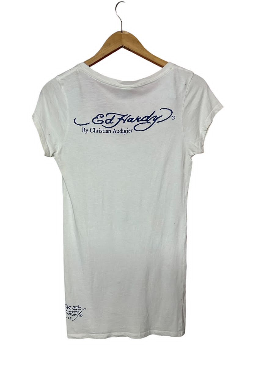 Christian Audigier × Ed Hardy × Vintage Vintage Ed Hardy women tshirt Size L / US 10 / IT 46 - 2 Thumbnail