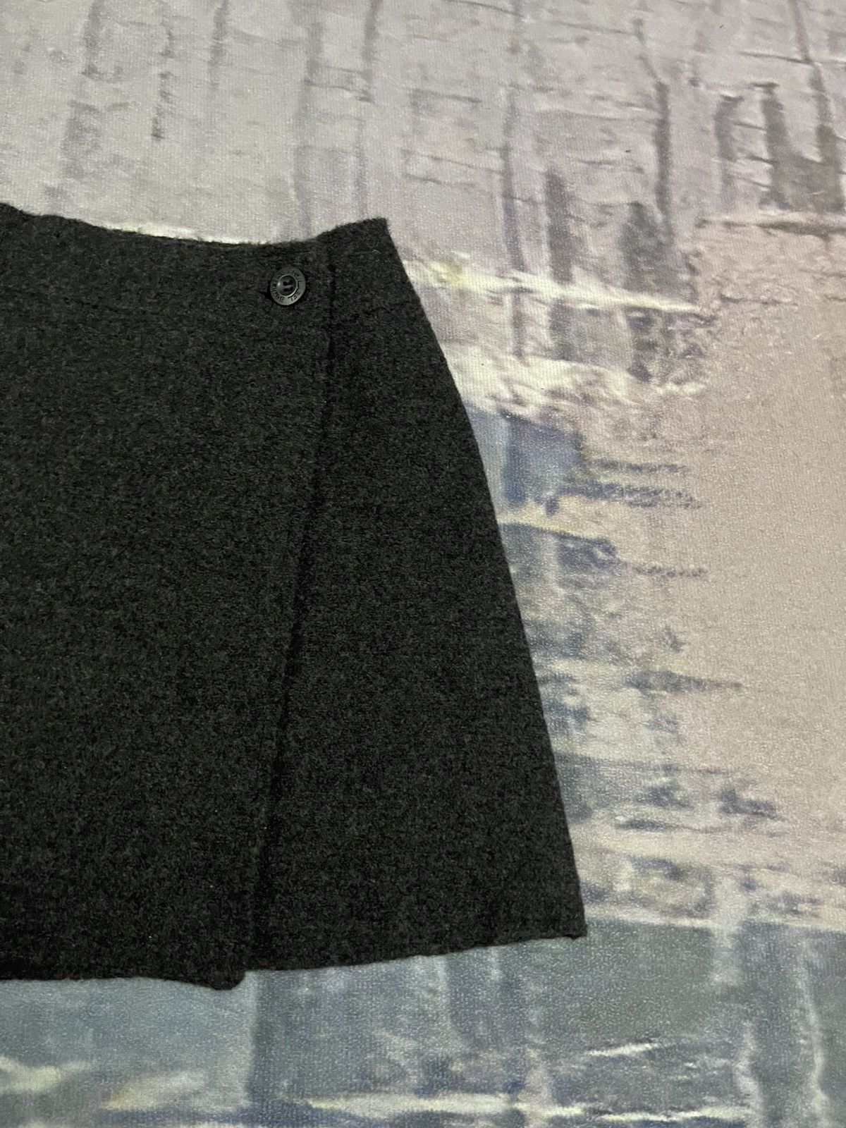 Burberry × Japanese Brand × Vintage 90s BURBERRYS BLUE LABEL WOOL MINI SKIRT Size 22" - 4 Thumbnail