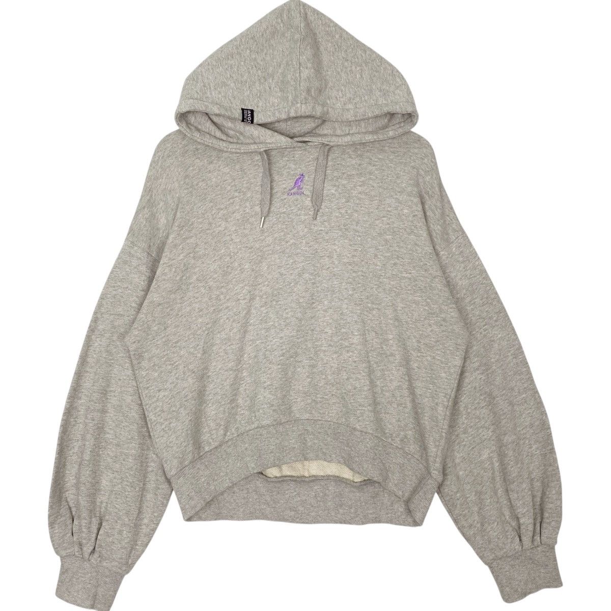 Vintage Vintage Kangol Embroidered Hoodie Gray Pullover Jumper SizeM Size US M / EU 48-50 / 2 - 1 Thumbnail