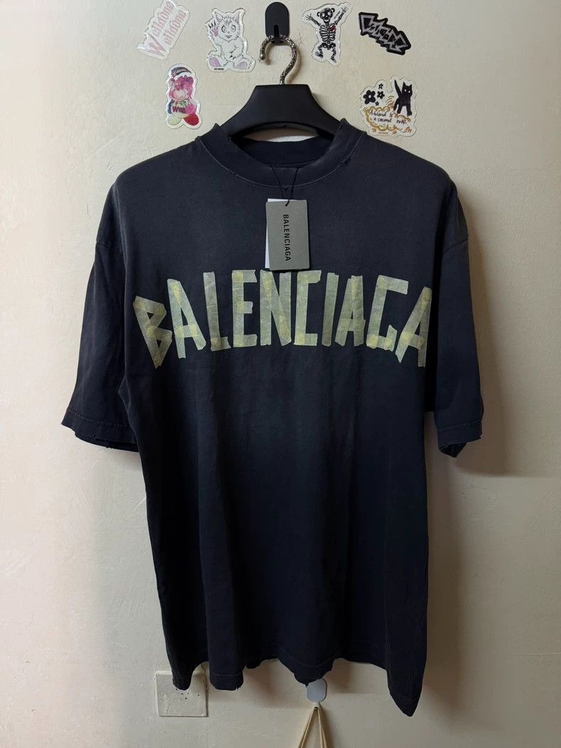 Balenciaga Balenciaga Adhesive tape short sleeve 2505-Nextarrow Size US S / EU 44-46 / 1 - 1 Thumbnail
