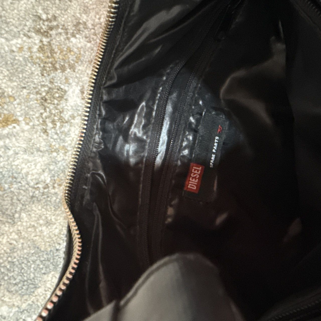 Diesel Vegan Leather y2k Diesel Black Bag Size ONE SIZE - 5 Thumbnail
